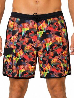Ripzone Board Shorts Men's XL Multicolor Abstract Surf Swim Shorts 20"